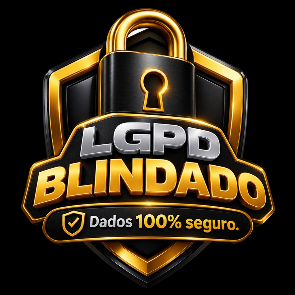 Selo LGPD Blindado - Dados 100% Seguros